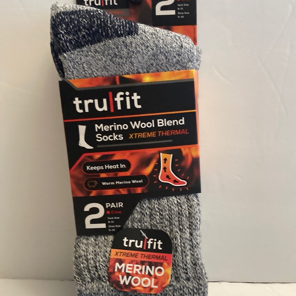 Merino Wool Blend Socks Xtreme Thermal Warm Cold Weather Boot Socks Grey